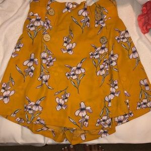 High rise shorts/skirt